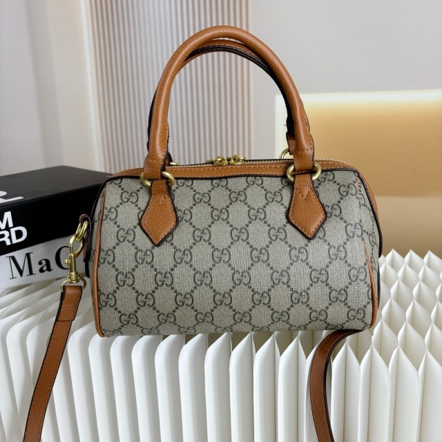 Printed Leather Women Crossbody Boston Bags