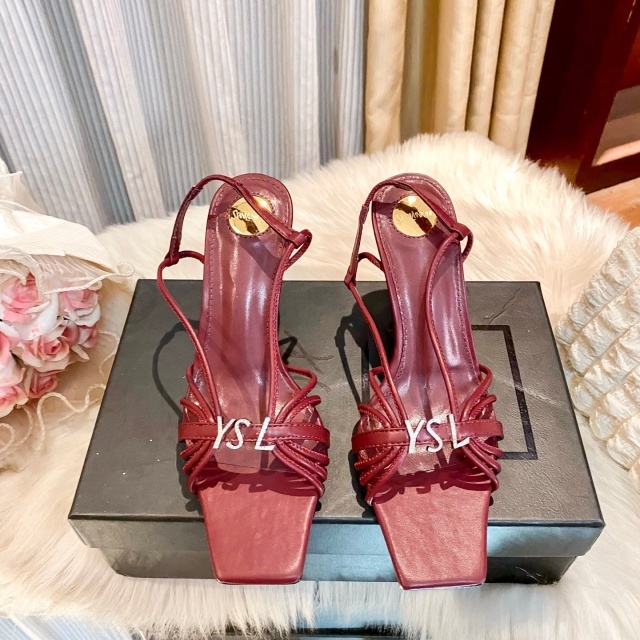 Fashion Logo Women Thin Heeled Sandals