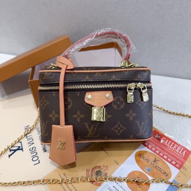 Leather Printed Women Luxury Crossbody Makeup Bags