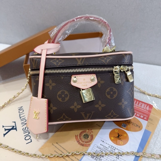 Leather Printed Women Luxury Crossbody Makeup Bags
