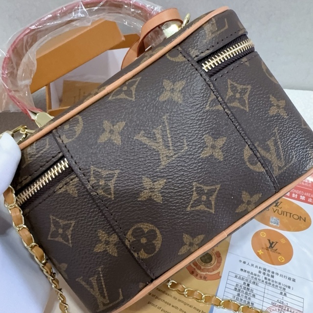 Leather Printed Women Luxury Crossbody Makeup Bags