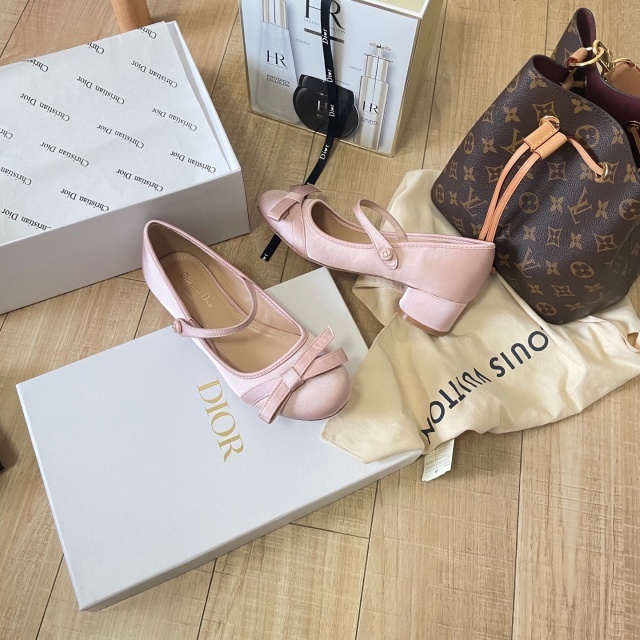 Luxury Fashion Satin Chunky Mary Jane Shoes