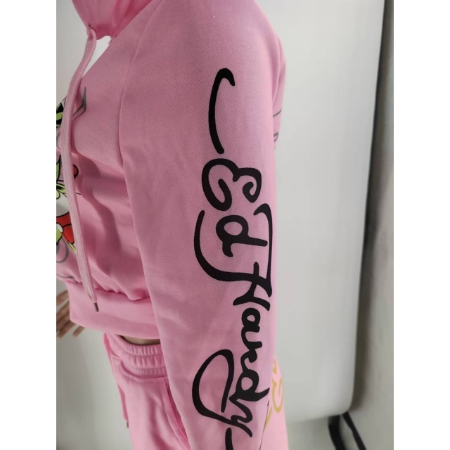 Streetwear Printed Hooded Short Set Two Pieces