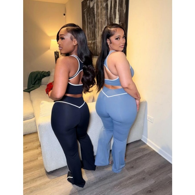 Watch My Back Flare Pant Set