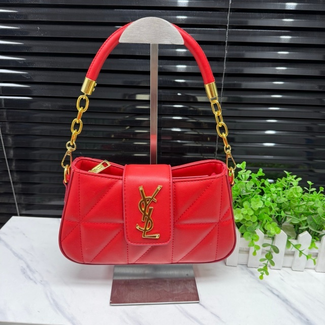Fashion Metal Logo Leather Women Purses