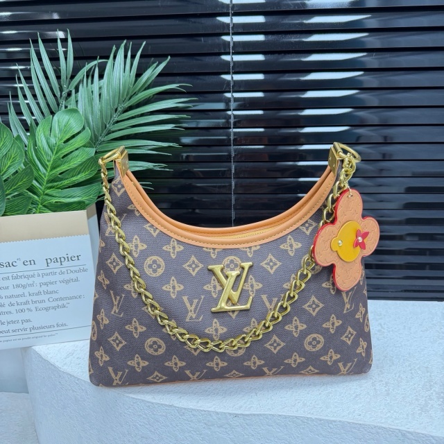 Metal Logo Leather Women Messenger Bags