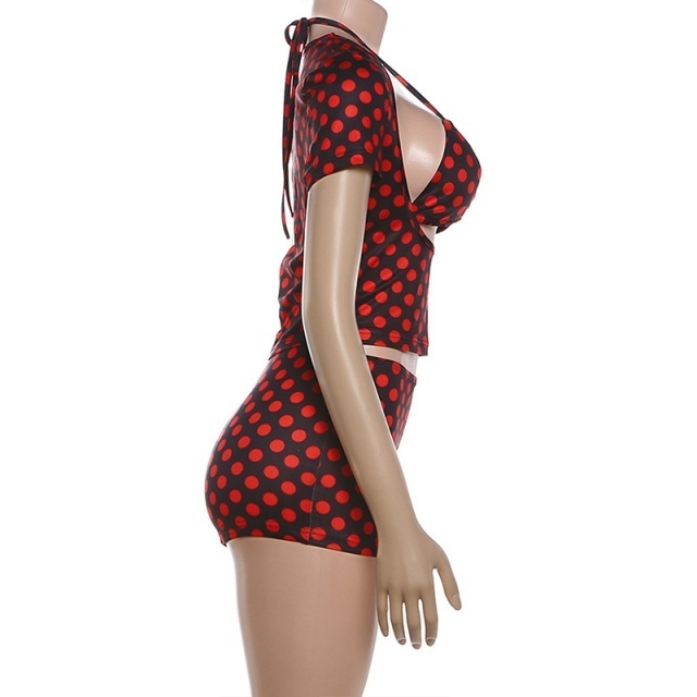 Printed Bikinis Top 3 Pieces Short Set