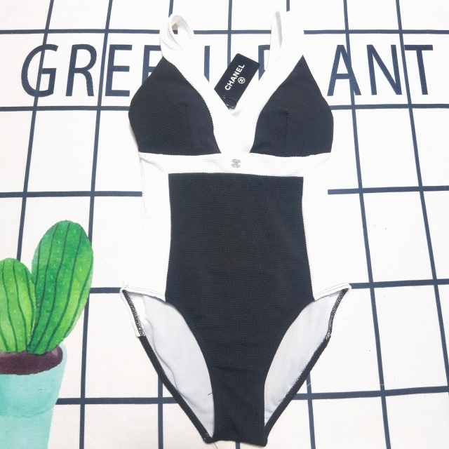 Color Block Sexy Sleeveless One Piece Swimsuit