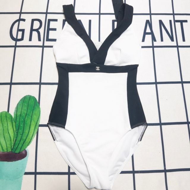 Color Block Sexy Sleeveless One Piece Swimsuit