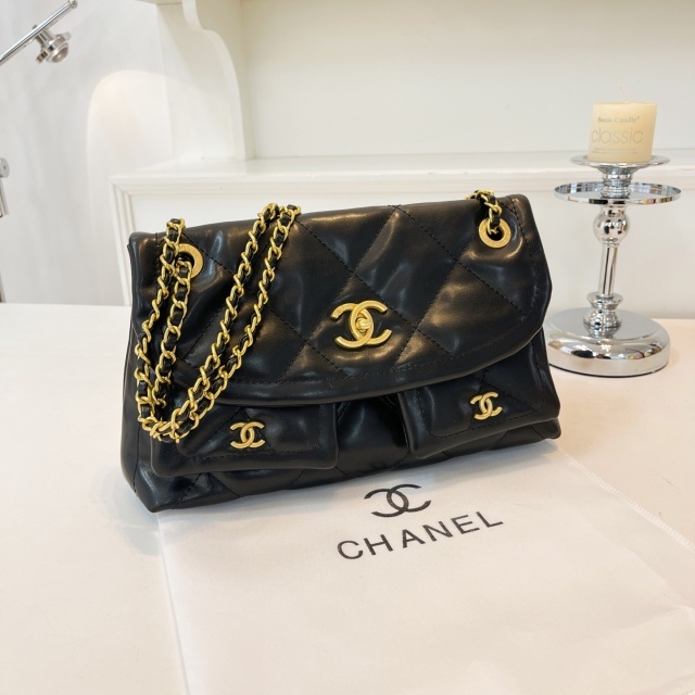 Metal Logo Leather Fashion Purses