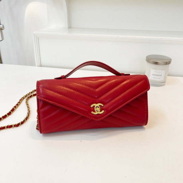 Metal Logo Leather Women Messenger Bags