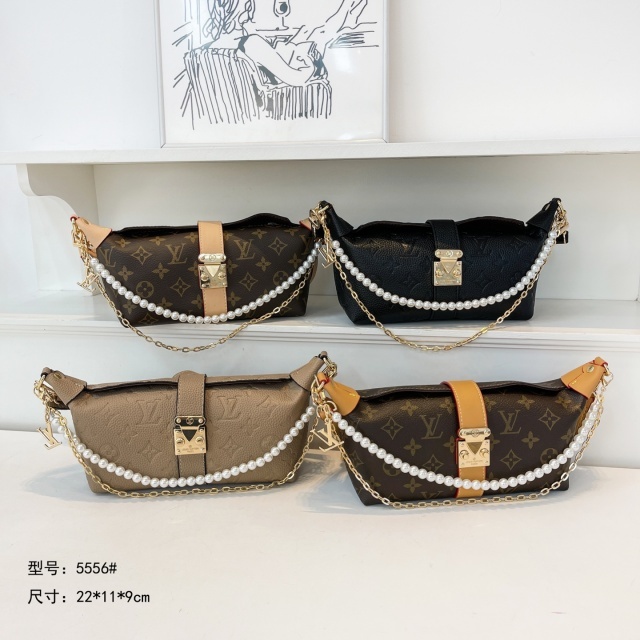 Pearl Fashion Leather Luxury Messenger Bags