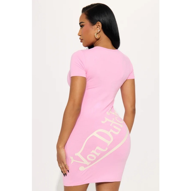 Casual O Neck Short Sleeve Bodycon Dress