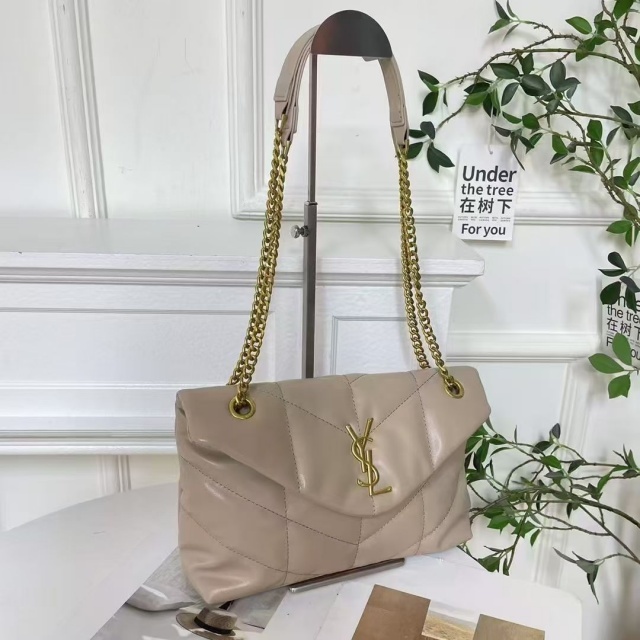 Metal Logo Leather Fashion Women Handbags
