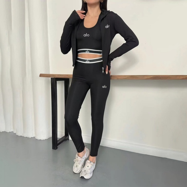 Fashion Embroidery 3 Piece Tracksuit Set