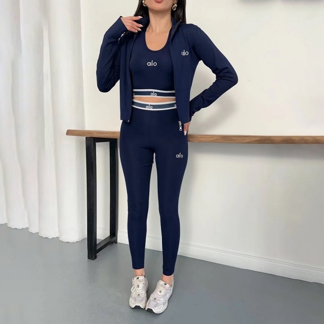 Fashion Embroidery 3 Piece Tracksuit Set