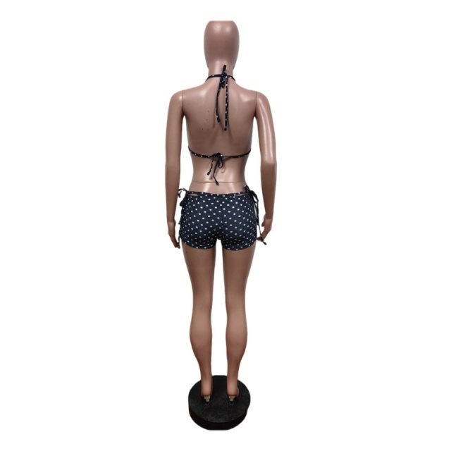 Printed Beachwear Bikinis Set 3 Pieces