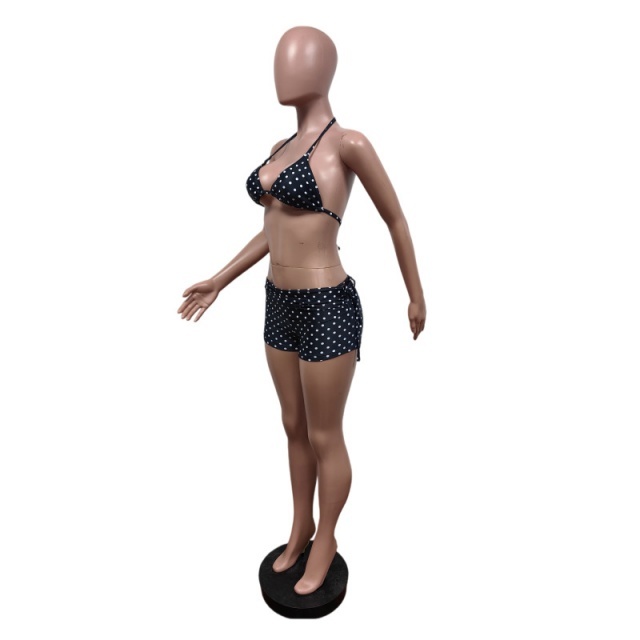 Printed Beachwear Bikinis Set 3 Pieces
