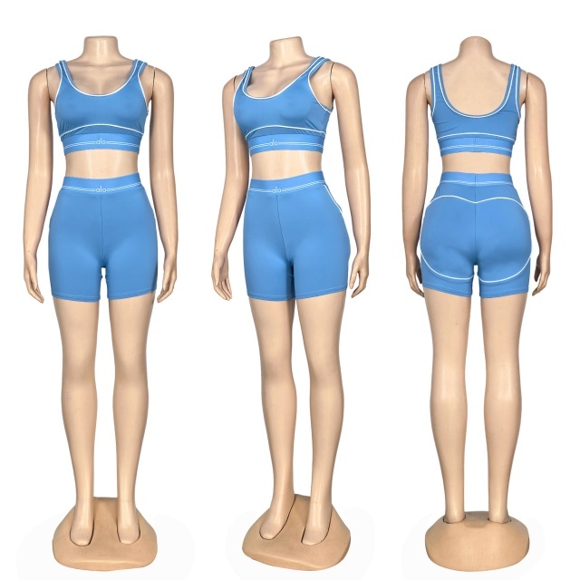 Activewear Yoga Tank Top Short Set