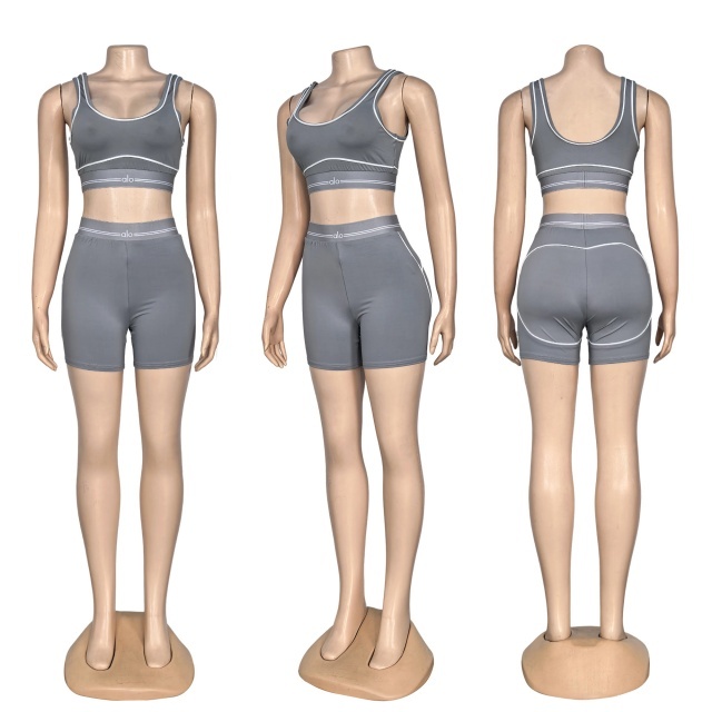 Activewear Yoga Tank Top Short Set