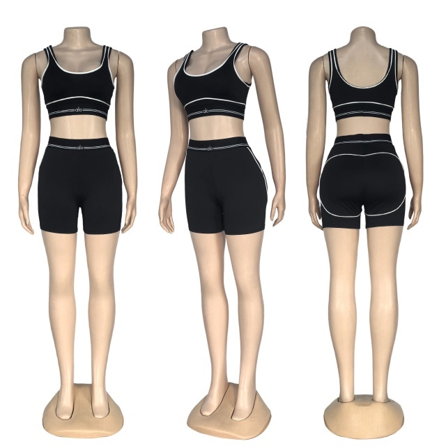 Activewear Yoga Tank Top Short Set