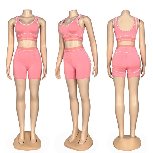 Activewear Yoga Tank Top Short Set