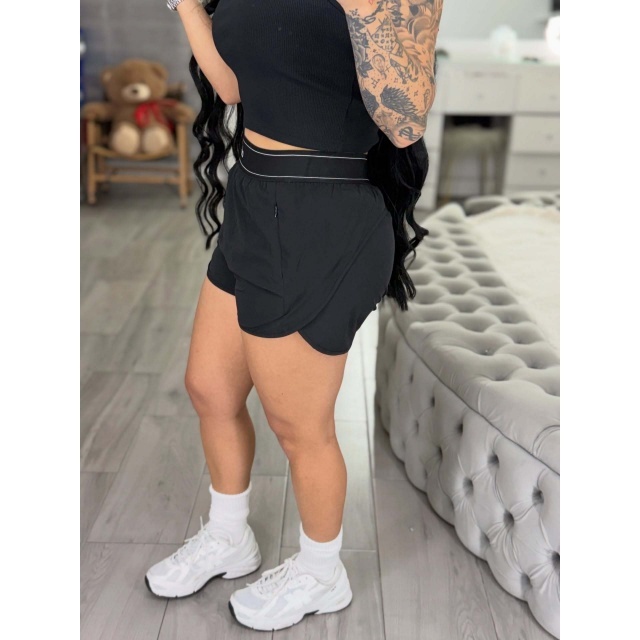 U Neck Tank Top Activewear Short Set