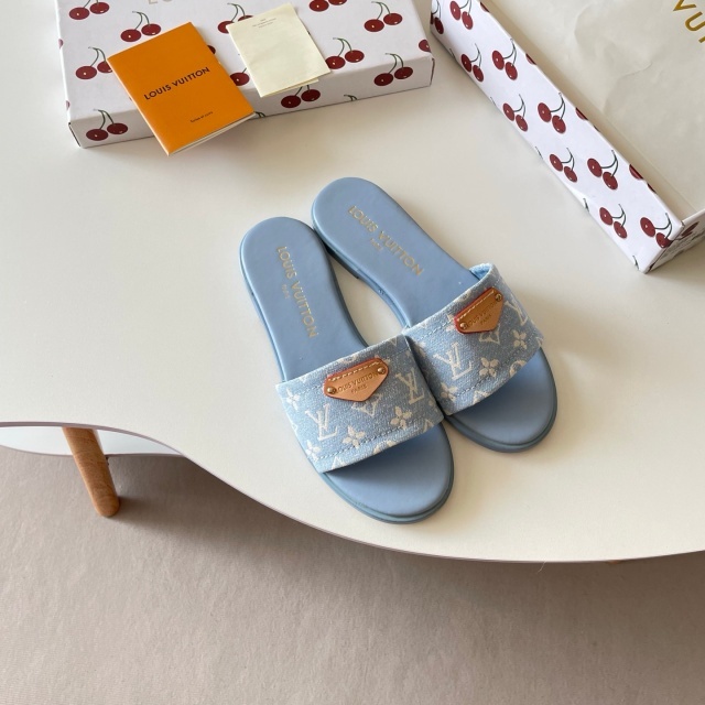 Luxury Fashion Women Flat Slides