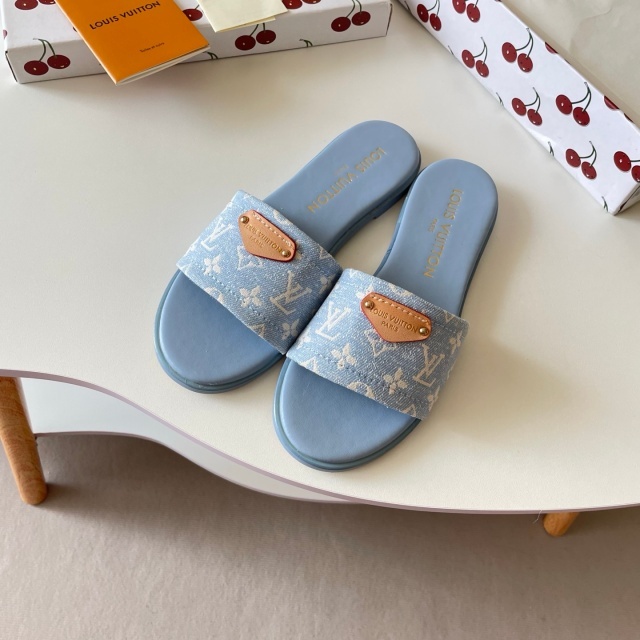 Luxury Fashion Women Flat Slides