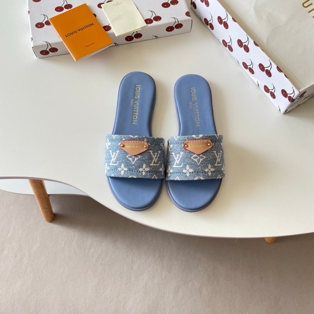 Luxury Fashion Women Flat Slides