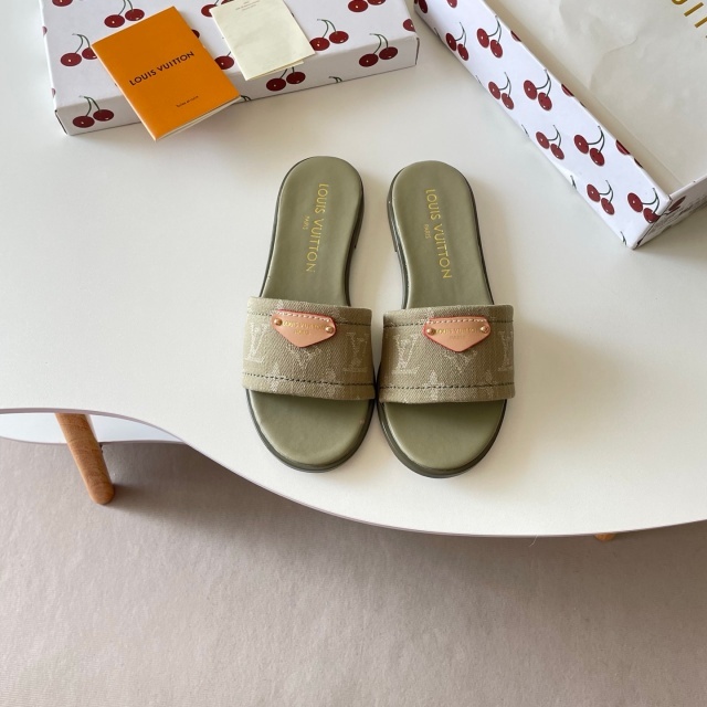 Luxury Fashion Women Flat Slides