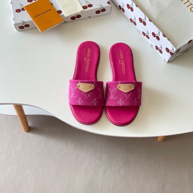 Luxury Fashion Women Flat Slides