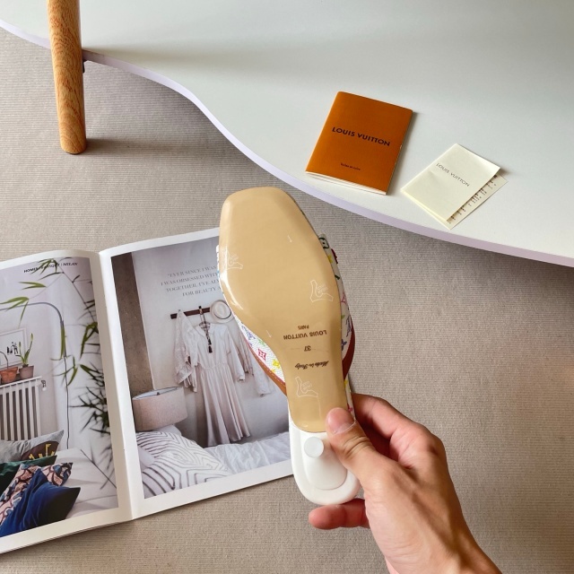 Printed Leather Women Thin Heeled Sandals