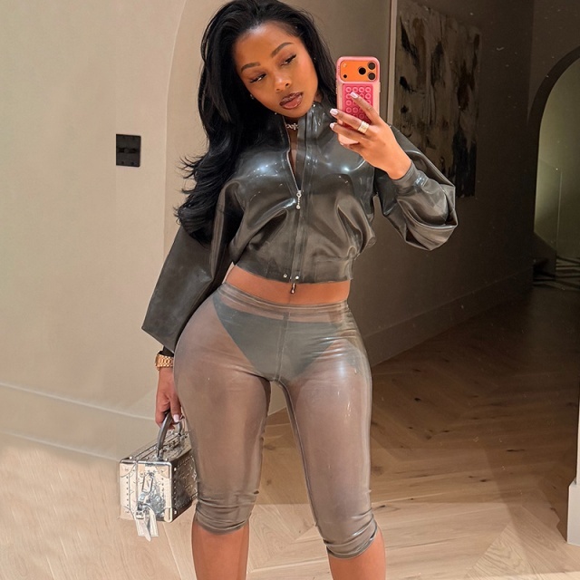 See Through Slim Fit Leggings