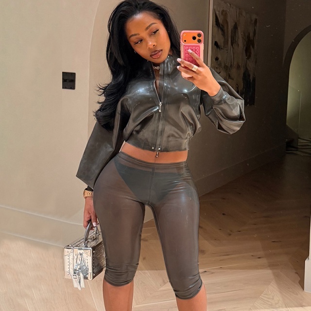 See Through Slim Fit Leggings