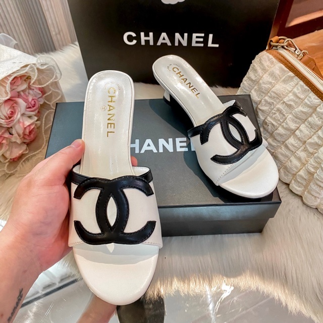 Fashion Leather Women Chunky Sandals