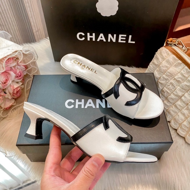 Fashion Leather Women Chunky Sandals