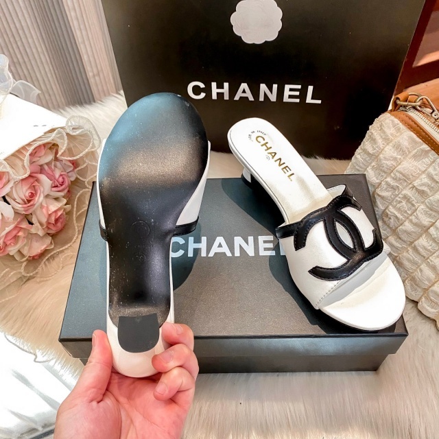 Fashion Leather Women Chunky Sandals