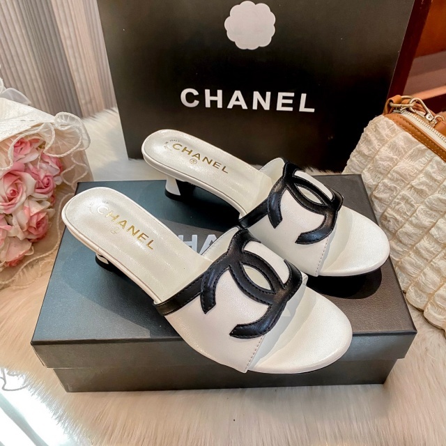 Fashion Leather Women Chunky Sandals