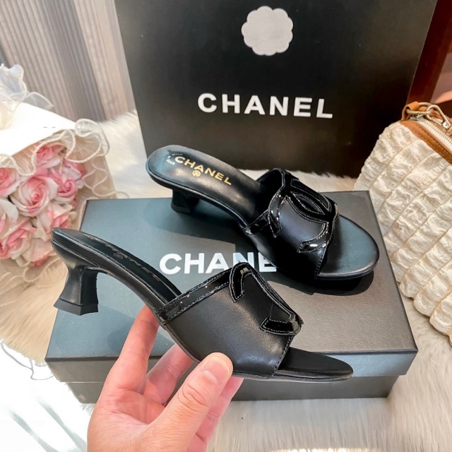 Fashion Leather Women Chunky Sandals