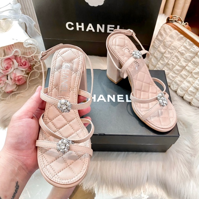 Luxury Fashion Women Hollow Out Chunky Sandals