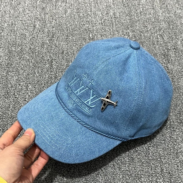 Fashion Denim Unisex Baseball Caps