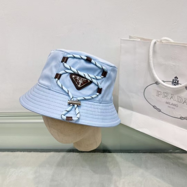 Fashion Logo Drawstring Bucket Hats