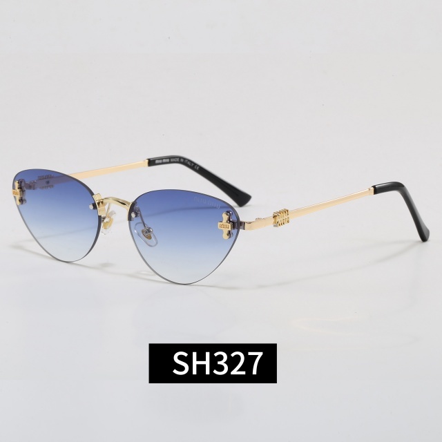 Retro Style Cat Eye Frameless Luxury Glasses