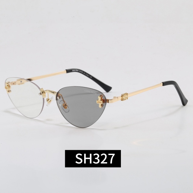 Retro Style Cat Eye Frameless Luxury Glasses