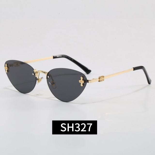 Retro Style Cat Eye Frameless Luxury Glasses