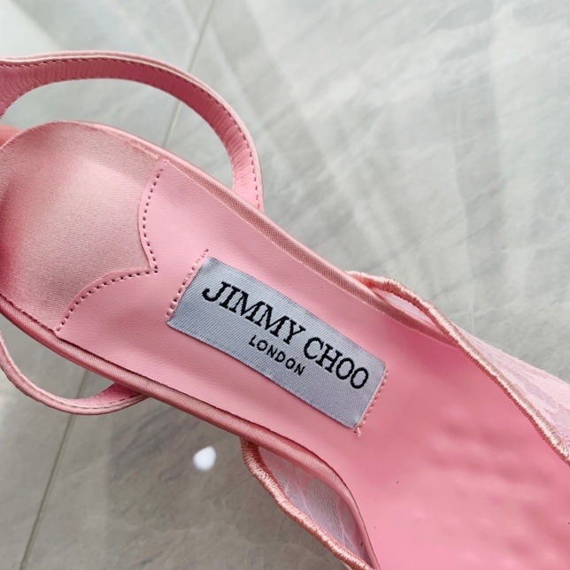 Luxury Fashion Women Elegant Lace High Heeled Sandals