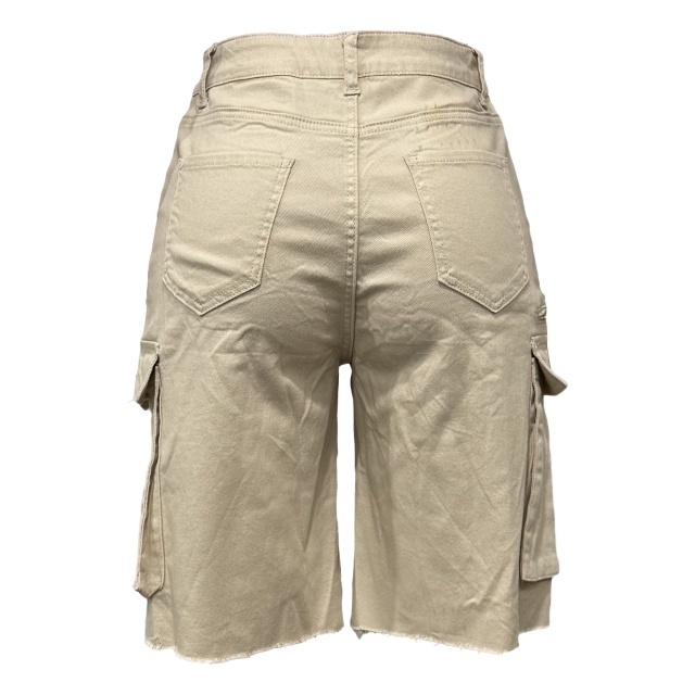 Utility Pockets Ripped Denim Jeans