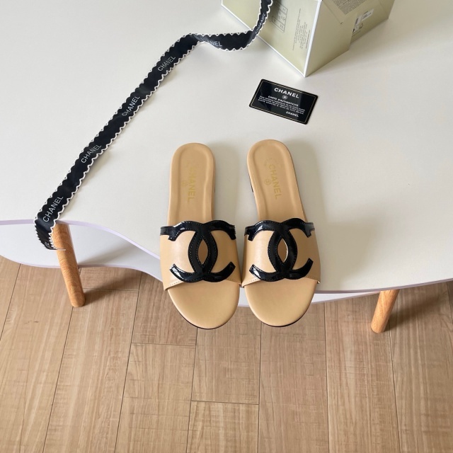 Leather Luxury Women Casual Slides