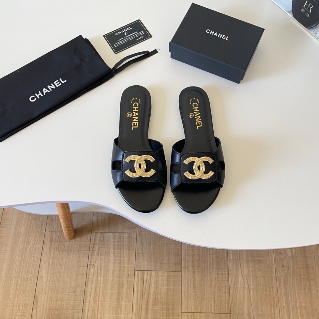 Chic Fashion Leather Hollow Out Flat Sandals